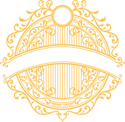 Vector vintage royal luxury victorian ornamental logo