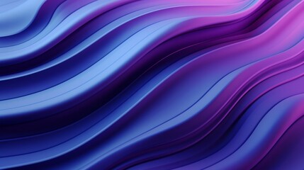 Obraz premium Purple and Blue Wavy Lines Background