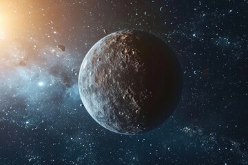 ceres planet in space - obrazy, fototapety, plakaty