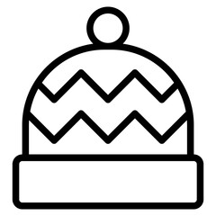 Winter hat icon.