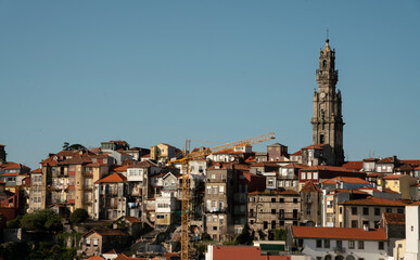 Igreja dos Clérigos, Clérigos Church, Porto skyline, Sé Neighborhood, Porto, Portugal