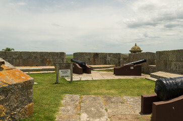 Fortaleza Santa Tereza is a military fortification located at the northern coast of Uruguay close to the border of Brazil, South America - 703062339