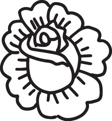 tattoo rose, rose flash tattoo