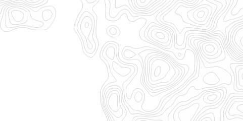 Abstract background with waves Geographic mountain relief. Abstract lines background. Contour maps. Vector illustration, Topo contour map on white background, Topographic contour lines.
