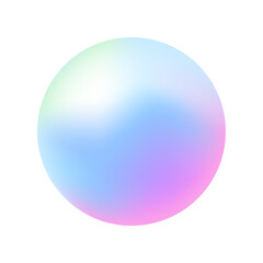Vector round soft color gradient. modern abstract background
