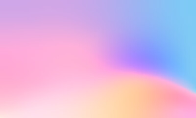Vector vivid blurred colorful background. holographic textured background