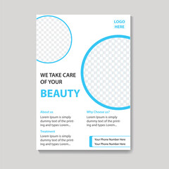 New Beauty Flyer Template Design.