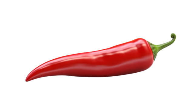 fresh chilies on white background with hot fire effect, realistic, hd, 4k, professional photography