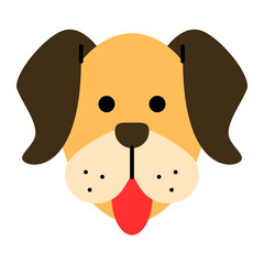 Dog Icon Design Vector