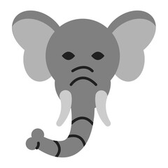 Elephant Icon Design Vector