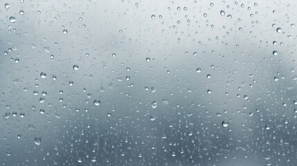 A Window With Rain Drops on It