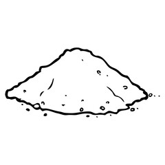 soil line vector illustration