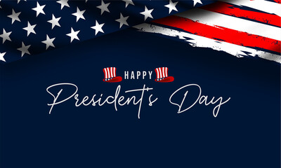 President's Day Background Design. Banner, Poster, Greeting Card. Vector Illustration.	