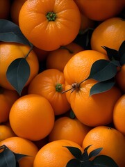 fresh ripe oranges