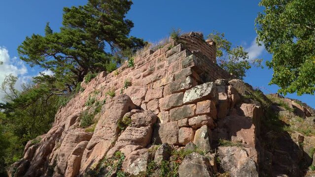 Part of the Ruins of Hohlandsbourg Castle