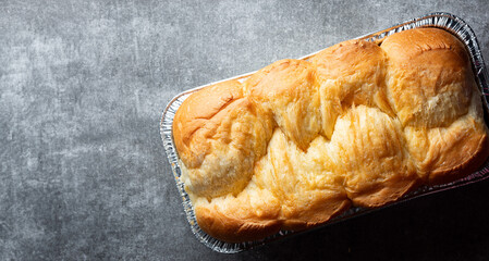 Bread baked in the oven	