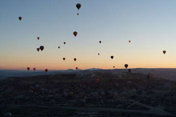 hot air balloons