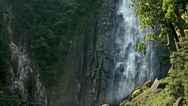 Majestic Nachi Falls of Japan. No temple