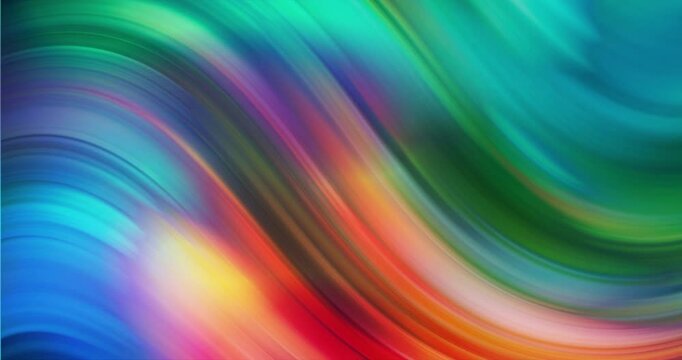 colorful gradation line wave abstract background
