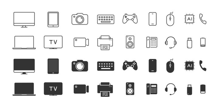 Device gadget electronic icon. Illustration vector