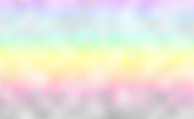 Pastel unicorn rainbow foil texture background. Iridescent texture with effect foil. Dreamy background. Pearlescent backdrop design for prints. Dreamy pink metal. Cute texture. Abstract pastel print.