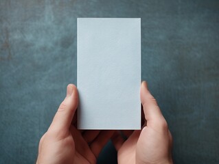 Obraz premium Professional Business Card Mockup - AI Generated