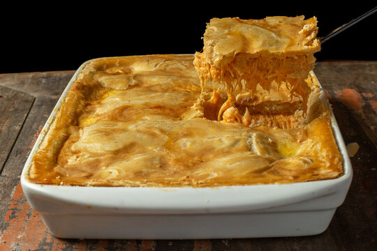Brazilian chicken pie. Called empad&atilde;o in Brazil