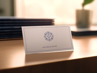Professional Business Card Mockup - AI Generated