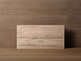 Fototapeta premium Professional Business Card Mockup - AI Generated