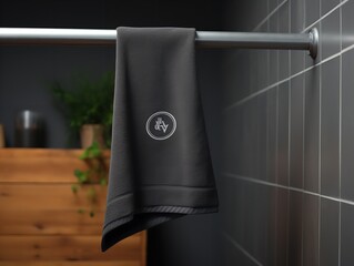 Functional Gym Towel Mockup for Fitness and Sports - AI Generated