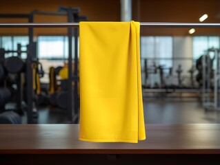 Functional Gym Towel Mockup for Fitness and Sports - AI Generated