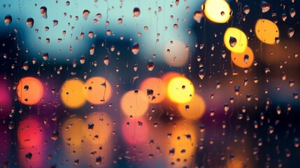 Rain Drops on a Window