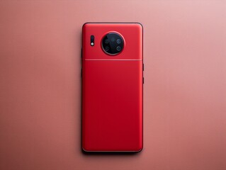 Modern Mobile Phone Mockup for App Display - AI Generated