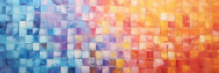 Fototapeta premium palette knife textured painting abstract background art Detailed texture of brush strokes Abstract Colorful artwork oi dabs paint