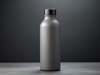 Dynamic Sports Water Bottle Mockup - AI Generated