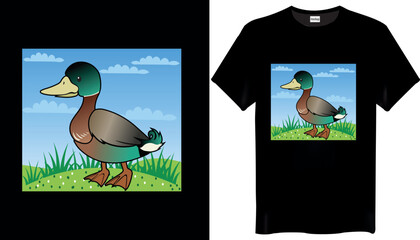 Duck Graphic T-Shirts Design