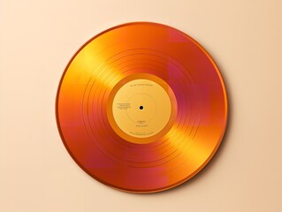 Vintage Vinyl Record Mockup for Music Enthusiasts - AI Generated