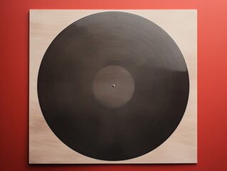 Vintage Vinyl Record Mockup for Music Enthusiasts - AI Generated