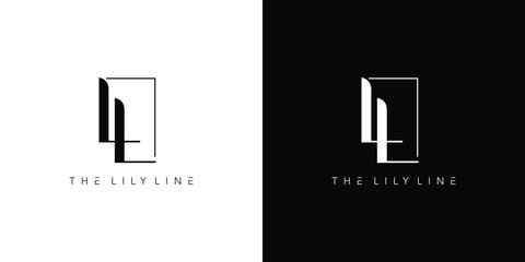 modern and Luxury  LL logo design