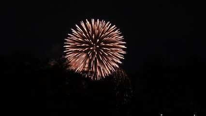 Firecracker night sky light fire