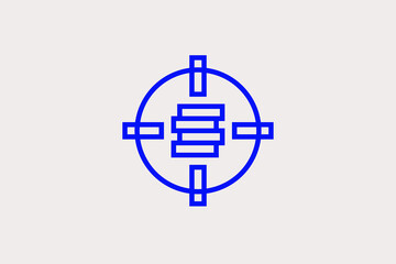  white cross and a black cross. Vector illustration.	
