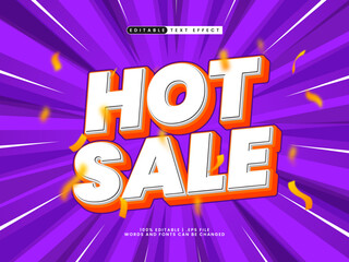 hot sale editable text effect sale style