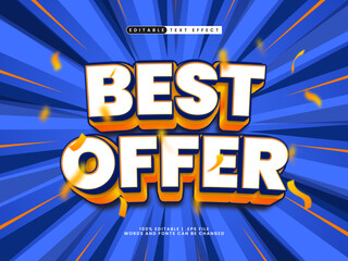 best offer editable text effect sale style