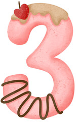 Valentine Dessert Alphabet Font Set