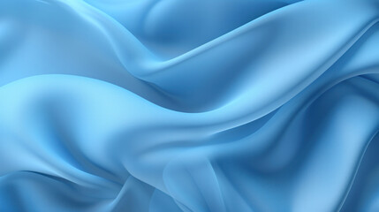 A tranquil and serene blue satin texture with elegant waves, exuding a sense of calm luxury and sophistication.