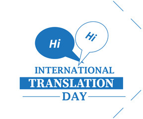International translation day concept [vector illustration] design