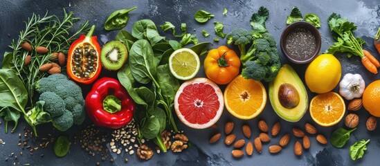 Immune-boosting foods: citrus, peppers, broccoli, garlic, ginger, spinach, almonds, turmeric, green tea, papaya, kiwi, poultry, sunflower seeds.