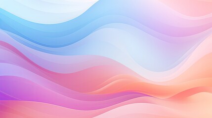 Pastel abstract wave line background 