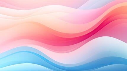 Pastel abstract wave line background 