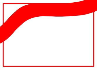 simple background red and white for certificate or presentation